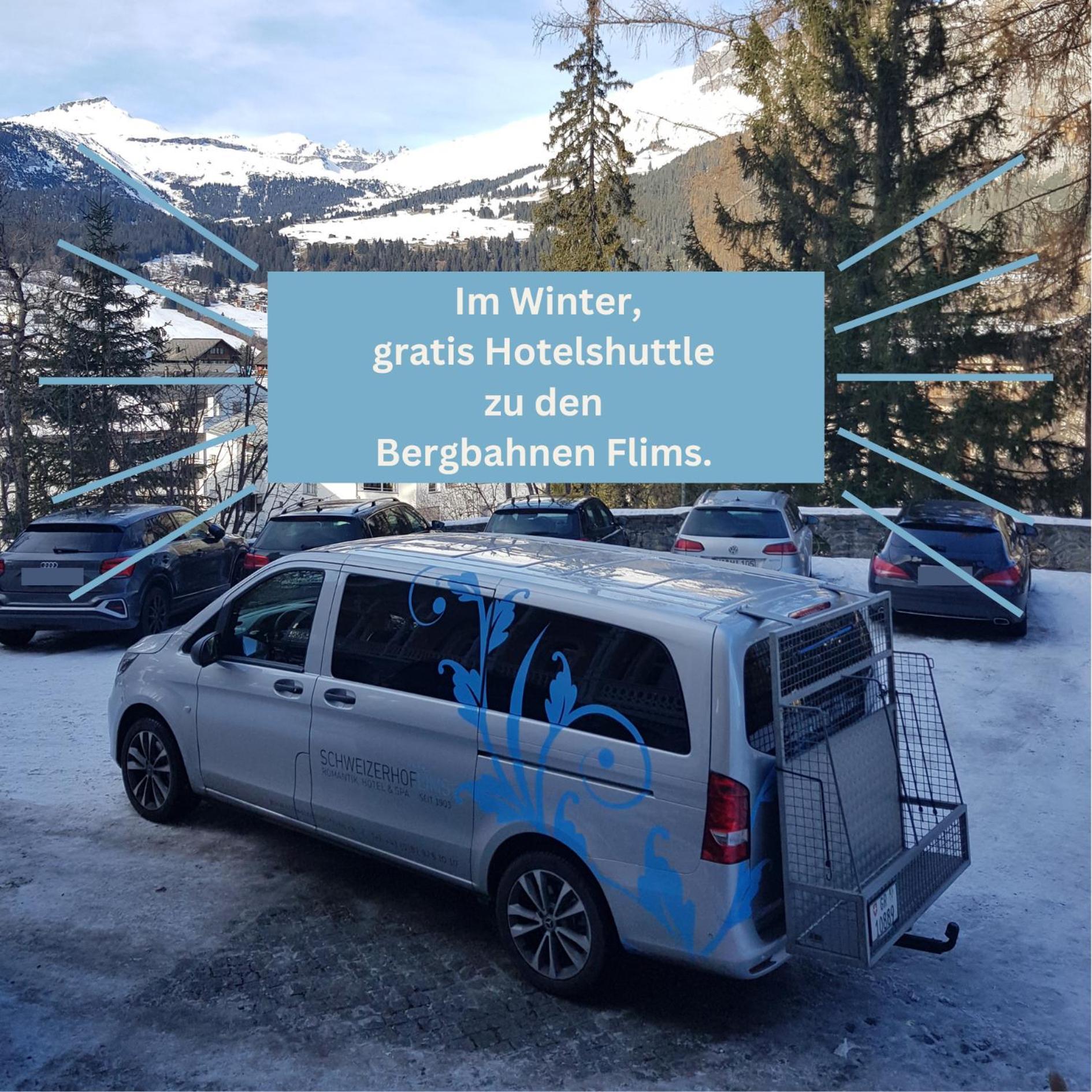 Romantik Hotel Schweizerhof Flims Exterior foto
